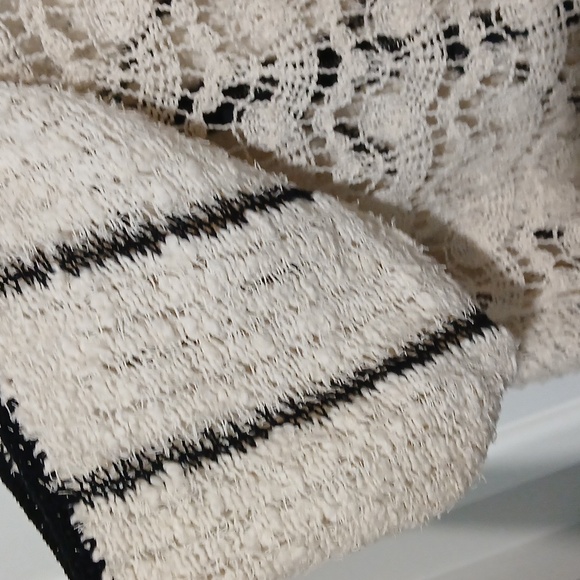 FREE PEOPLE HAVANA CROCHET HOODIE CARDIGAN S - Picture 7 of 7